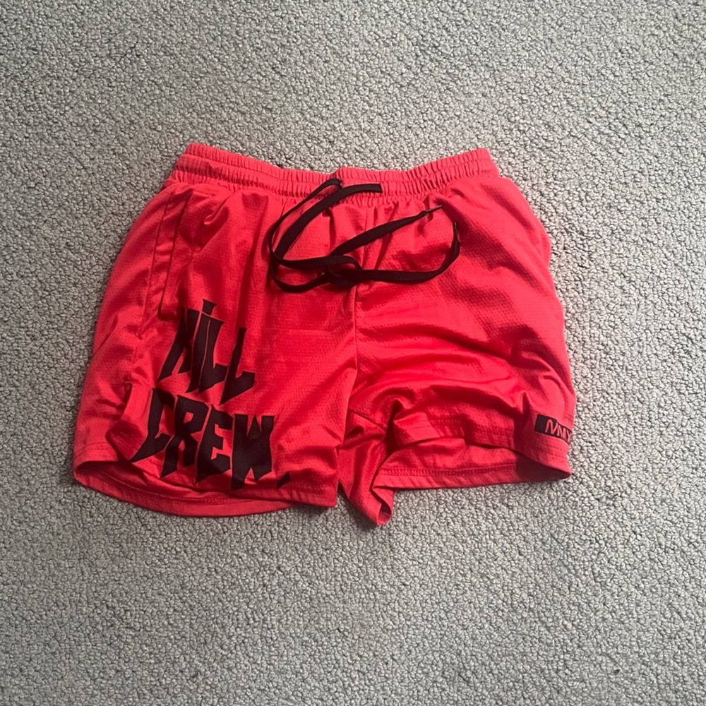 Kill Crew Red Athletic Shorts
